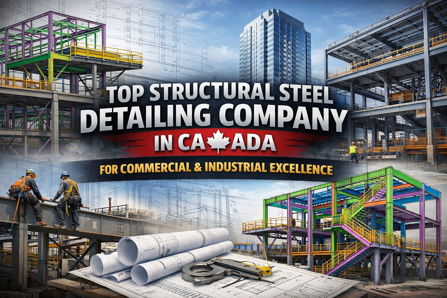 Top Structural Steel Detailing Company in Canada for Commercial & Industrial Excellence